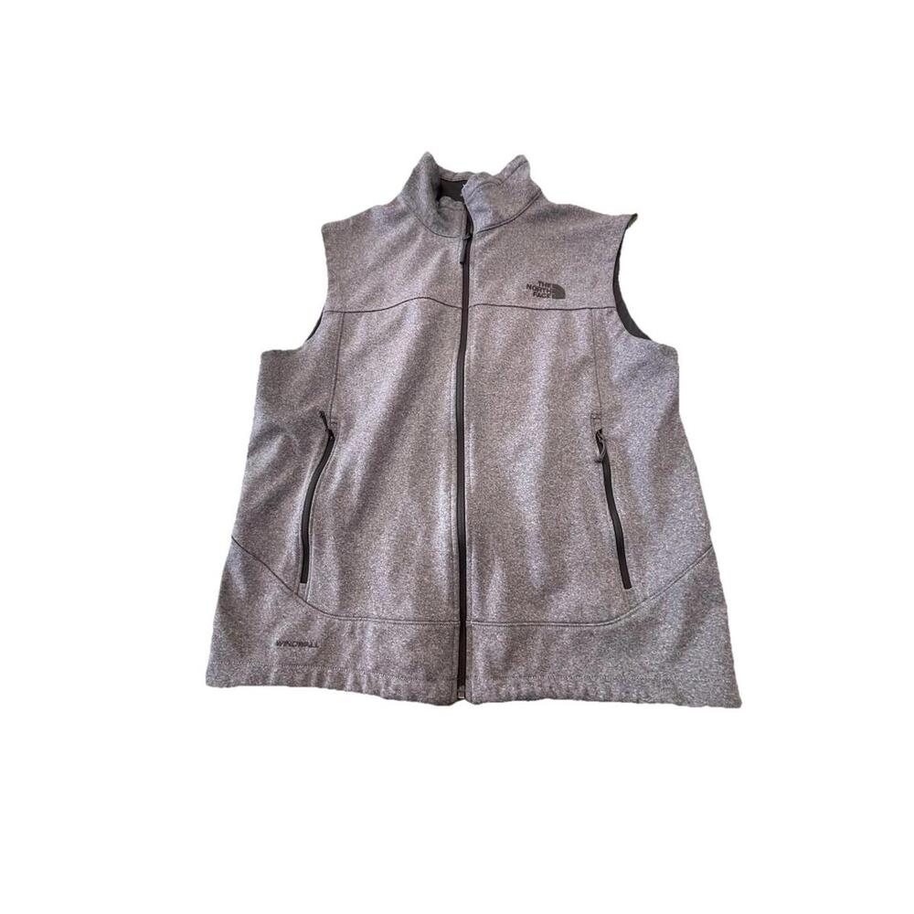 The North Face Apex Bionic XL Vest Heater Gray WindWall Full Zip H96